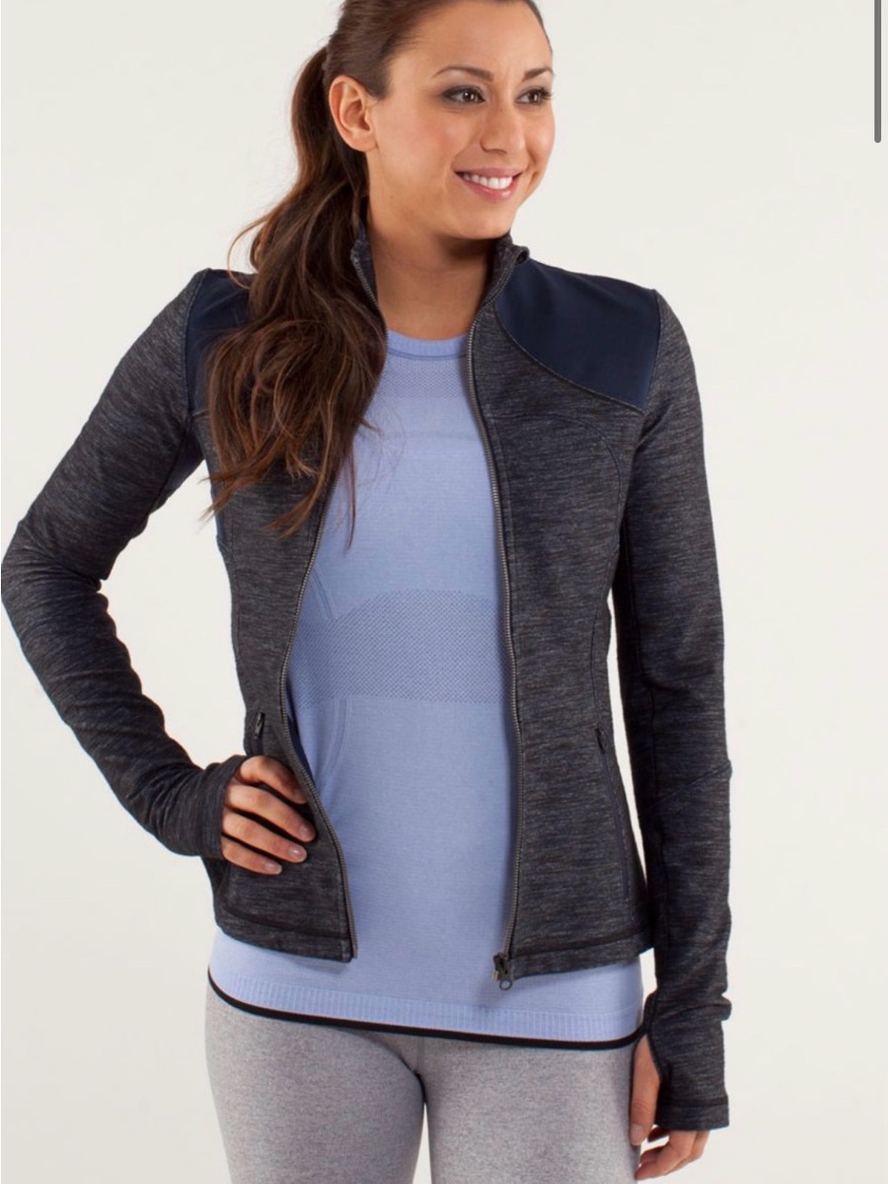 Lululemon Forme Jacket Denim Inkwell